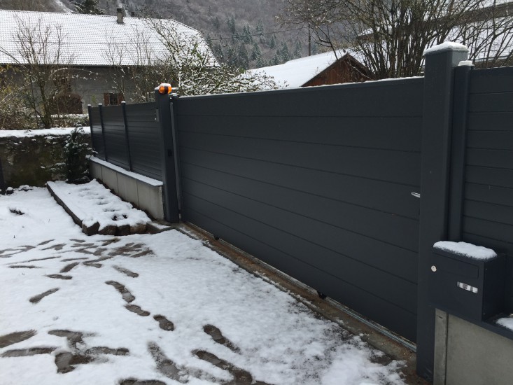 Moderna trädgårdsstaket och ingångsportsystem i aluminium 200 moderna trädgårdsstängsel