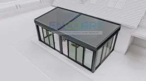 EncoArt Bioclimatic + Lift and Slide Glass System