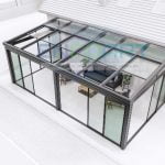 EncoArt Automatic Glass Ceiling + Classic Sliding Glass System