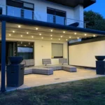 Toldo automático tipo pérgola