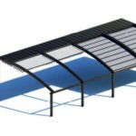 Pergola automática modelo radial