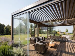 Terrass vinterträdgård dekoration