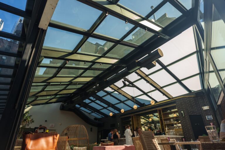 Otomatik Cam Tavan Çatı Sistemi 41 Cafe Restaurant Hotel Acilir Kapanir Otomatik Sistemler12