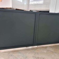 Müasir Alüminium Bağçanın Giriş Qapısı Model 3