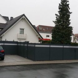 Moderna aluminiumträdgårdsportportmodeller Frankrike