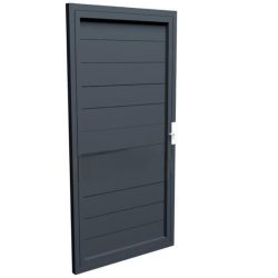Trädgårdsfotgängarport i aluminium, modell 3