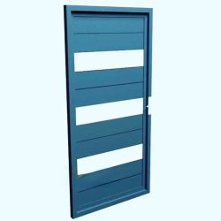 Trädgårdsfotgängarport i aluminium, modell 5