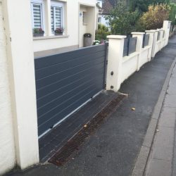 Our Modern Aluminum Garden Fence Systems are Modular and the end user can install them without any professionalism.