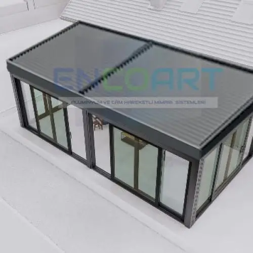 EncoArt Bioclimatic + Lift & Slide Glass System