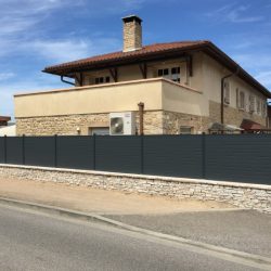 Exempel på trädgårdsstaket i aluminium Istanbul