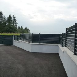 Moderna trädgårdsingångsportmodeller i aluminium 6