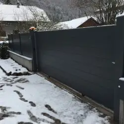 modern garden fences