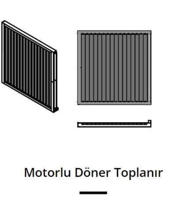Sistemet e Fasadave të Lëvizshme për Mbrojtjen e Diellit 5 mblidhet doner i motorizuar